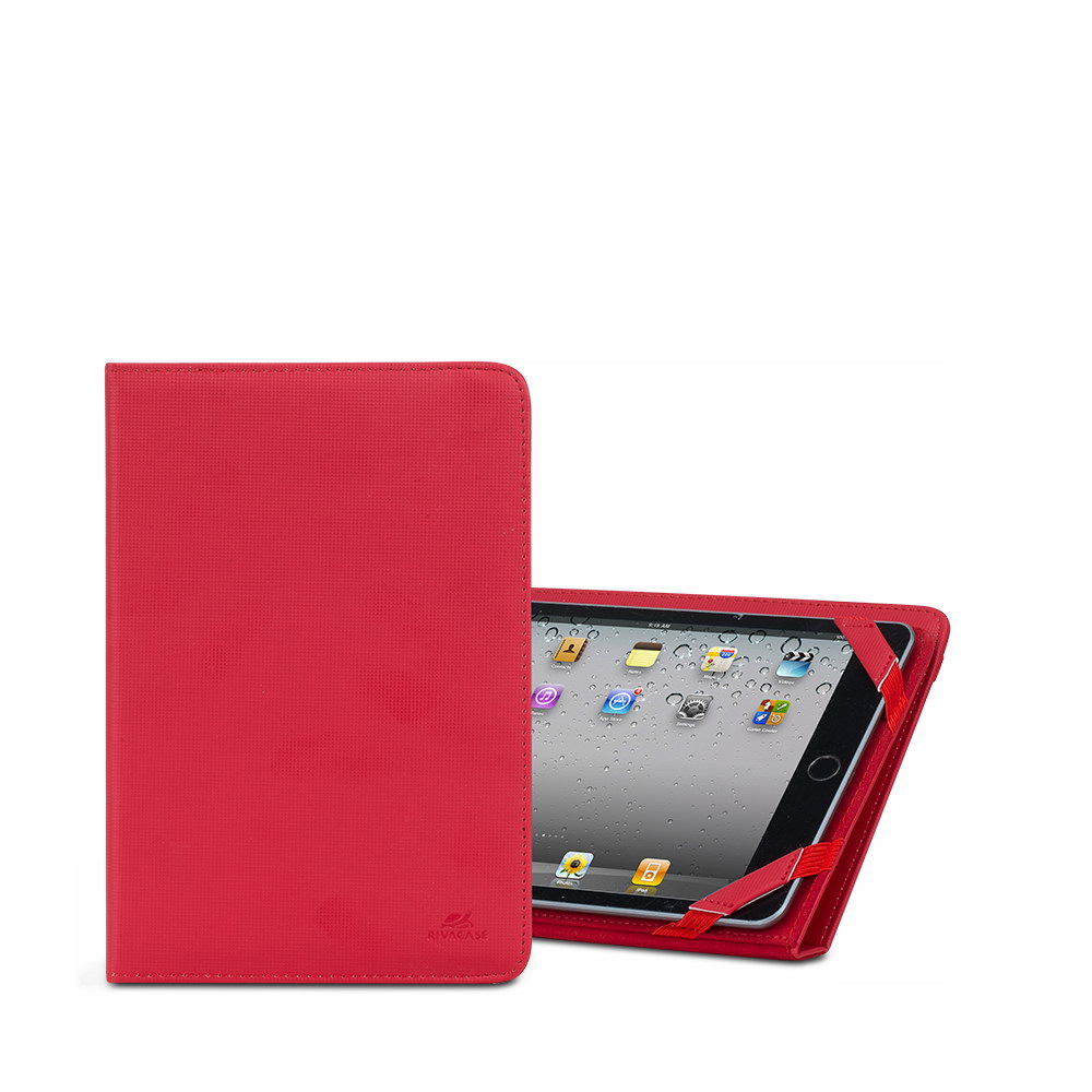 3214 red kick-stand tablet folio 8