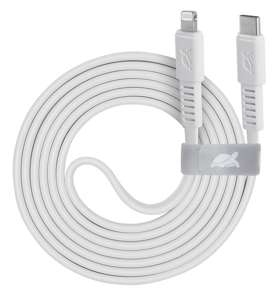 PS6007 WT12 Type-C / Lightning cable, 1,2m white