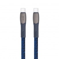 PS6105 BL12 Cable Tipo-C / Tipo-C 1,2m azul