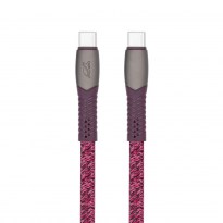 PS6105 RD12 Cable Tipo-C / Tipo-C 1,2m rojo