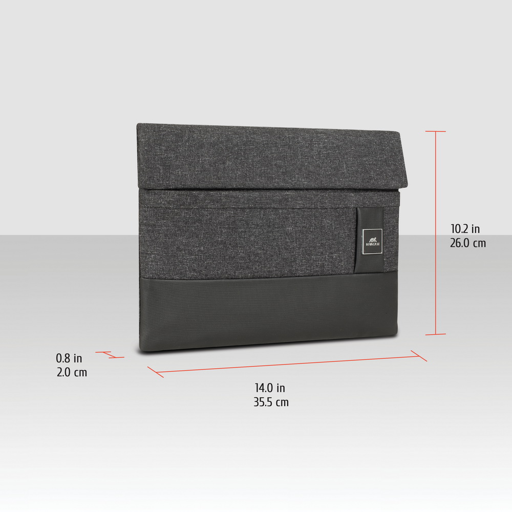 8803 black mélange MacBook Pro and Ultrabook sleeve 13.3