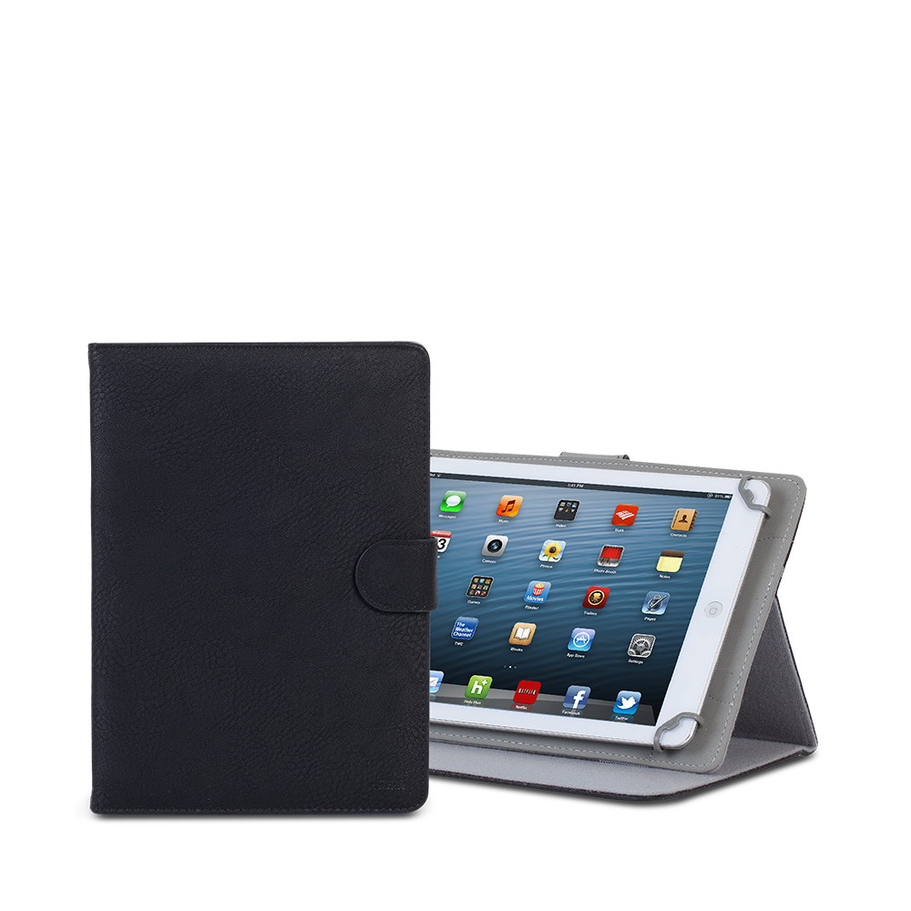 naaimachine Kers Herkenning Tablet covers: 3017 black tablet case 10.1"