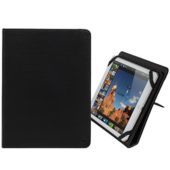 3207 black kick-stand tablet folio 10.1