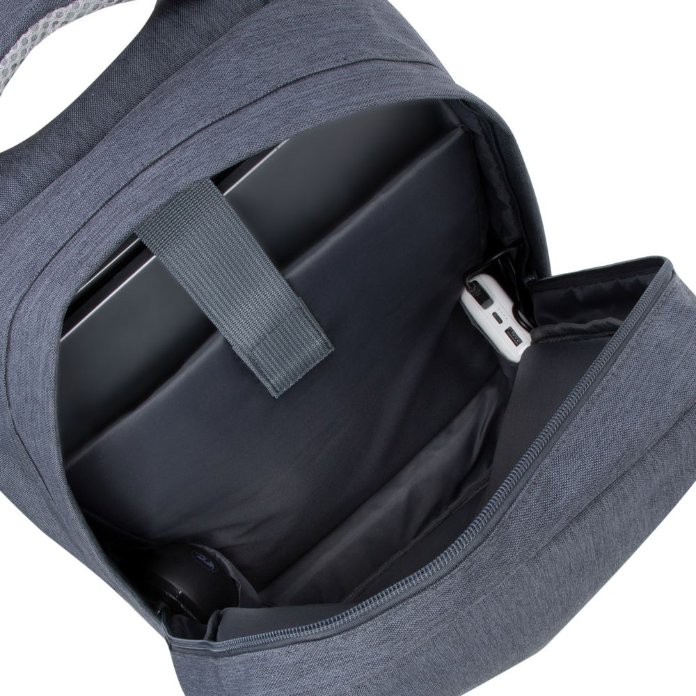 Laptop backpacks: 7562 dark grey anti-theft Laptop backpack 15.6