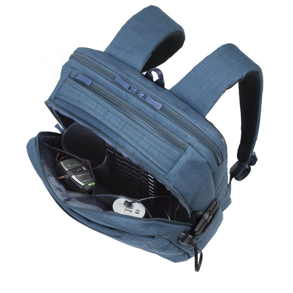 Laptop backpacks: 8365 blue carry-on Laptop backpack 17.3
