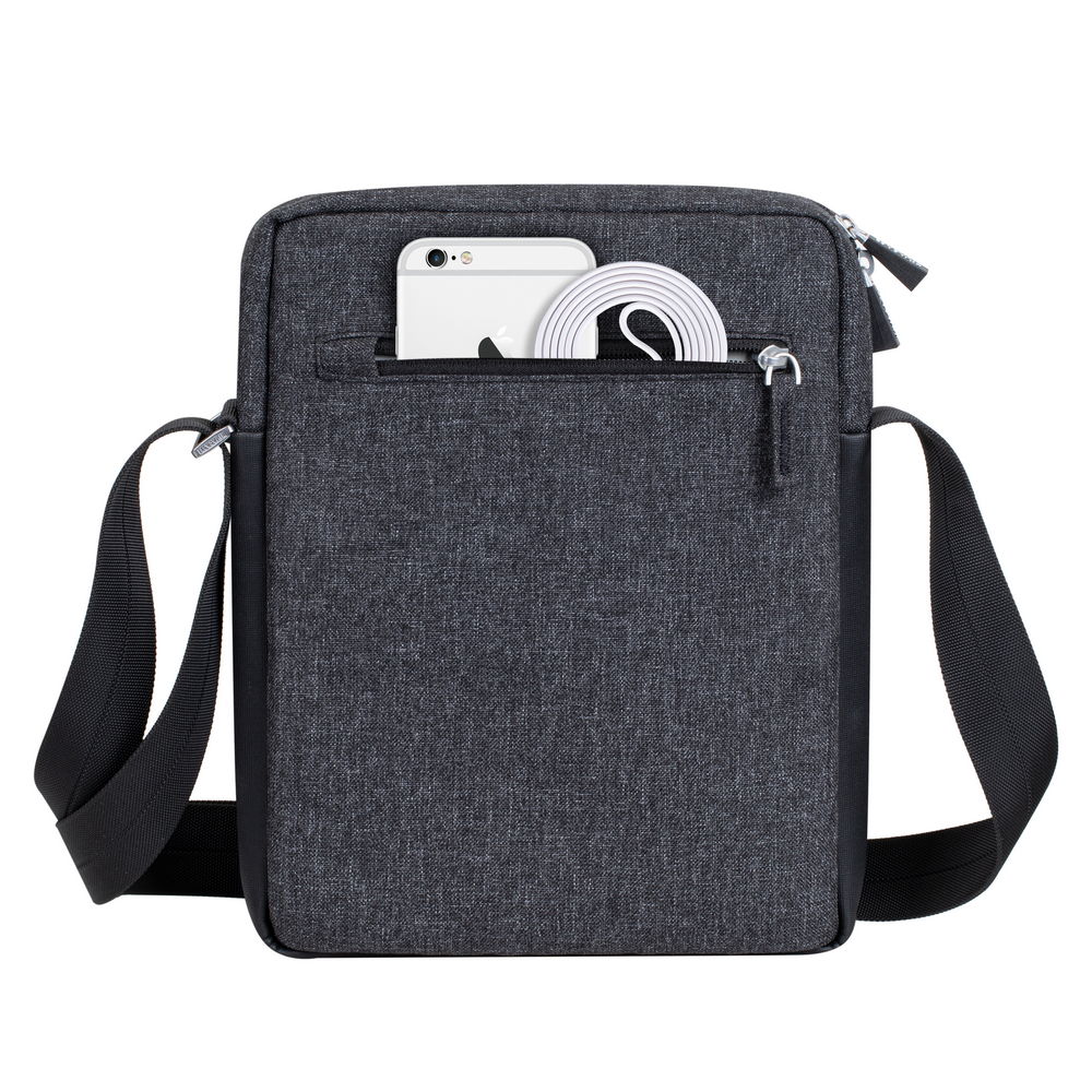 Waist & cross-body bags: 8811 black melange Crossbody bag for Tablets 11