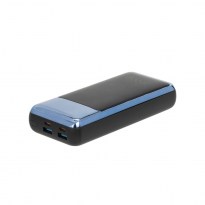 VA1075 (20000 mAh), black RUS, QC/PD 45W portable battery with LCD, for laptops