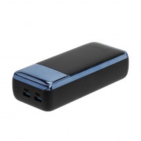VA1080 (30000mAh), black EU, QC/PD 65W portable battery with LCD, for laptops