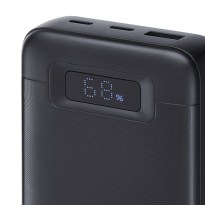 VA1082 (20000 mAh), negro UE, batería portátil PD 65W con LCD, para portátiles