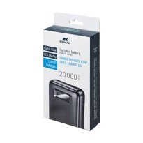 VA1082 (20000 mAh), negro UE, batería portátil PD 65W con LCD, para portátiles