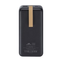 VA1083 (30000 mAh), Nera EU, batteria portatile PD 65 W con LCD, per laptop