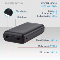 VA2020 (20000mAh), portable rechargeable battery RU