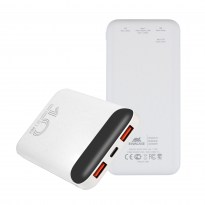 VA2540 (10000mAh) white, QC/PD 20W, LCD, portable battery RU