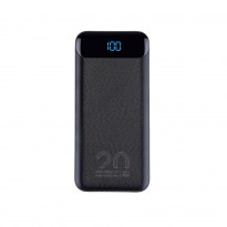 VA2580 (20000mAh) black, QC/PD 20W, LCD, portable battery