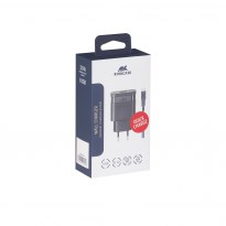 PS4110 BD3 wall charger white 18W QC 3,0/ 1USB, with Type С cable