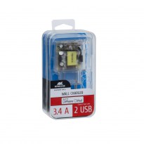 VA4125 TD2 EN wall charger (2 USB /3.4 A), with MFi Lightning cable