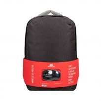 BUNDLE 10: 7563 Black Backpack + Wireless Mouse