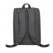 7590 sacoche convertible en sac à dos grise pour ordinateurs portables 16