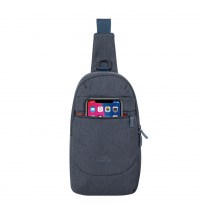 7711 gris foncé, le sac à bandoulière sling pour les appareils portables
