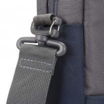 7757 steel blue/grey Laptop shoulder bag 17.3