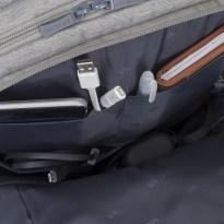 7760 grey Laptop backpack 15.6