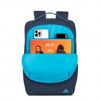 7764 dark blue Full Size Laptop backpack 15.6