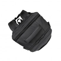 8465 black Coated ECO Travel Laptop Backpack 17.3”