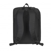 8490 sacoche convertible en sac à dos noire pour ordinateurs portables 16