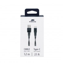 PS6002 BK12 Type С 2.0 – USB cable 1.2m black