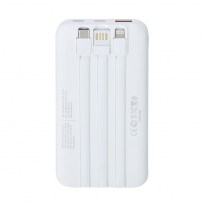 VA2211 (10000 mAh) white, QC/PD 3 built-in cables