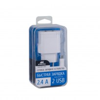 VA4122 WD1 RU сетевое ЗУ (2 USB /2.4 A)