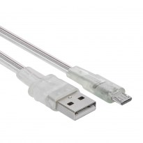 RIVAPOWER VA6000 BK12 câble Micro USB 1.2m transparent
