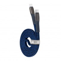 PS6105 BL12 кабель Type-C / Type-C 1,2м синий