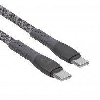 PS6105 GR12 кабель Type-C / Type-C 1,2м серый