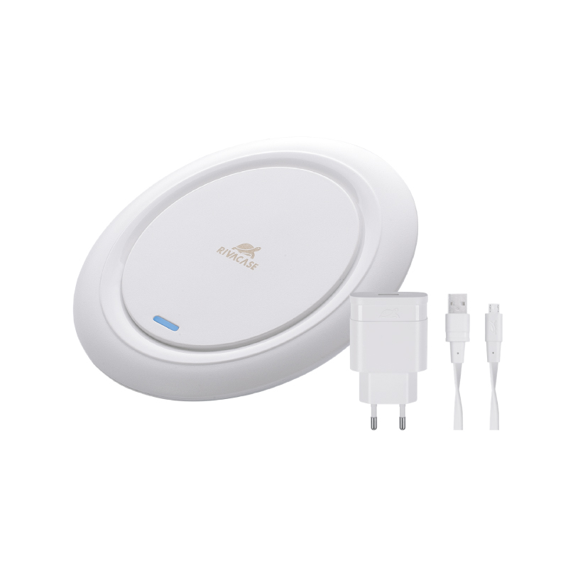 VA4914 WD1 wireless fast charger white 10W + wall charger